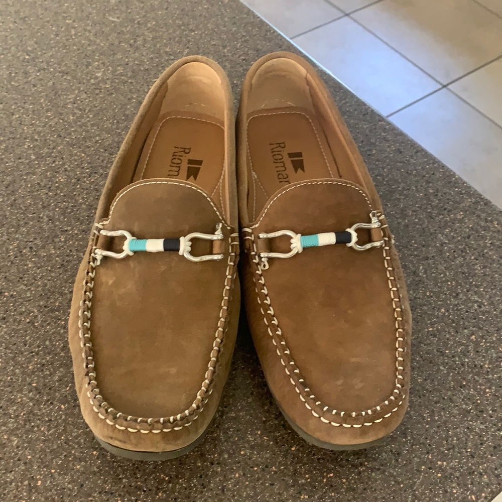 Riomar Men’s Suede driver/boat shoes